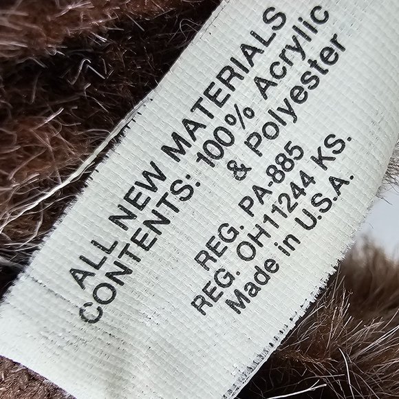 Hand Puppet Country Critters Inc Made in USA Plush Animal Beaver Gopher 12" - Picture 12 of 12